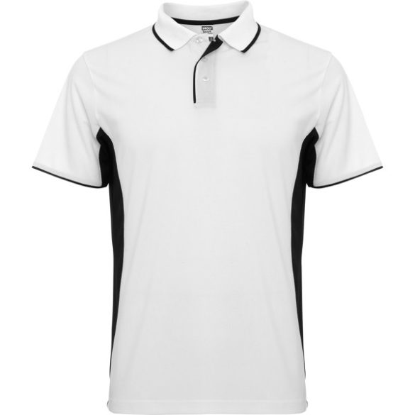 PO0421 - Tricou polo cu maneca scurta - MONTMELO - [Alb/Negru]