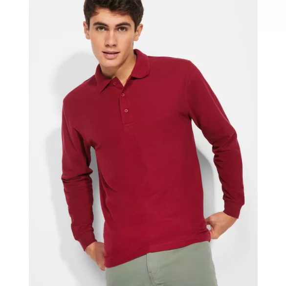 PO5009 - Tricou polo cu maneca lunga - CARPE - [Bleumarin]