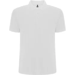 PO6609 - Tricou polo adulti - PEGASO PREMIUM - [Alb]