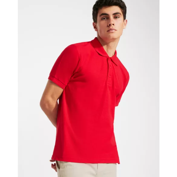 PO6609 - Tricou polo adulti - PEGASO PREMIUM - [Alb]