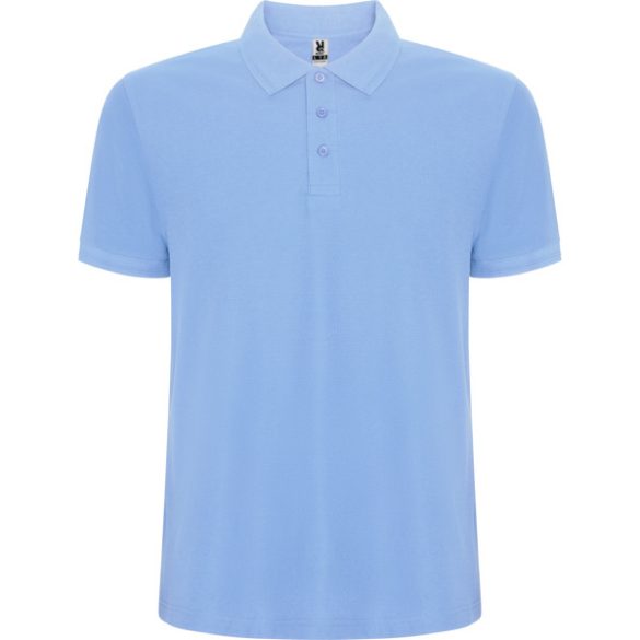 PO6609 - Tricou polo adulti - PEGASO PREMIUM - [Albastru celest]
