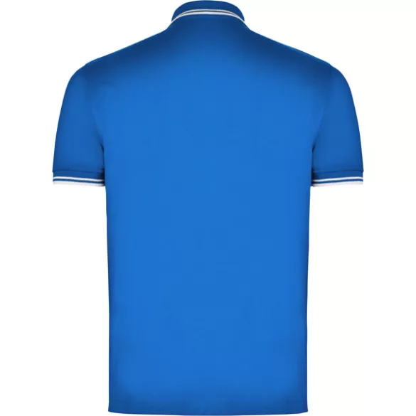 PO6629 - Tricou polo cu maneca scurta - MONTREAL - [Albastru royal/Alb]