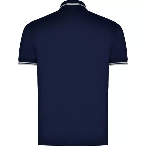 PO6629 - Tricou polo cu maneca scurta - MONTREAL - [Bleumarin/Alb]