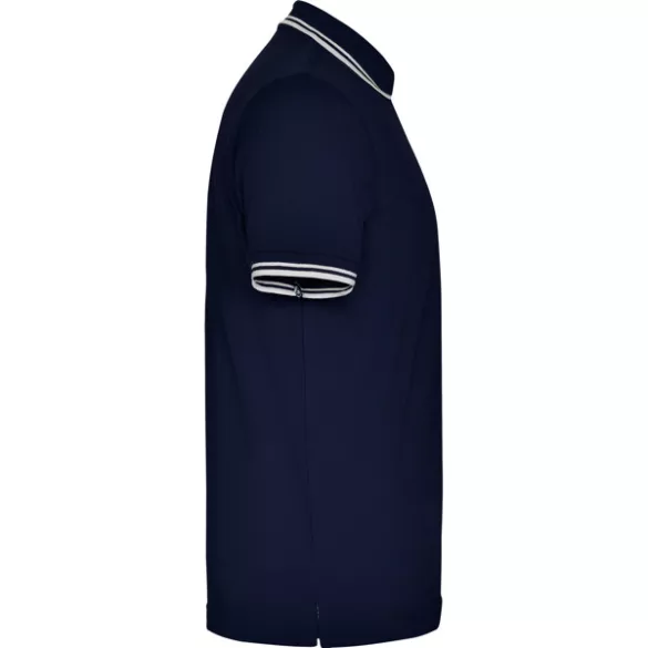 PO6629 - Tricou polo cu maneca scurta - MONTREAL - [Bleumarin/Alb]