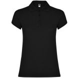 PO6634 - Tricou polo dama - STAR WOMAN - [Negru]