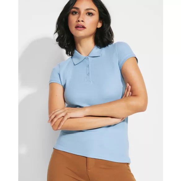 PO6634 - Tricou polo dama - STAR WOMAN - [Albastru royal]
