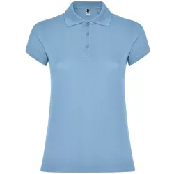 PO6634 - Tricou polo dama - STAR WOMAN - [Albastru celest]