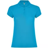 PO6634 - Tricou polo dama - STAR WOMAN - [Turcoaz]