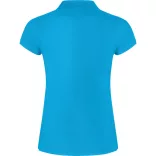 PO6634 - Tricou polo dama - STAR WOMAN - [Turcoaz]
