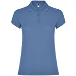PO6634 - Tricou polo dama - STAR WOMAN - [Albastru riviera]