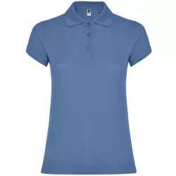 PO6634 - Tricou polo dama - STAR WOMAN - [Albastru riviera]