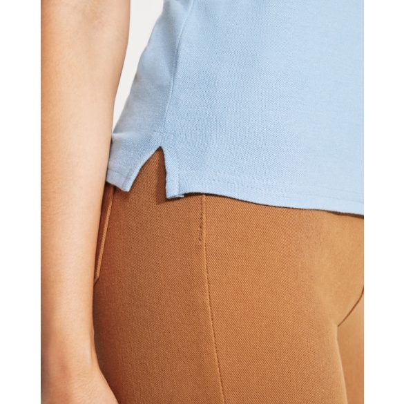 PO6634 - Tricou polo dama - STAR WOMAN - [Rosu crizantema]