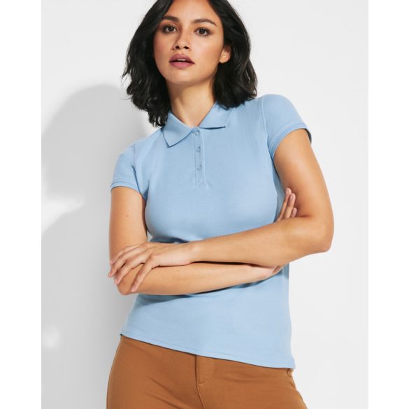 PO6634 - Tricou polo dama - STAR WOMAN - [Rosu crizantema]