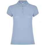 PO6634 - Tricou polo dama - STAR WOMAN - [Albastru zen]