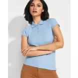 PO6634 - Tricou polo dama - STAR WOMAN - [Albastru zen]