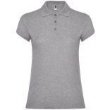 PO6634 - Tricou polo dama - STAR WOMAN - [Gri melanj]