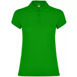 PO6634 - Tricou polo dama - STAR WOMAN - [Verde iarba]