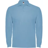 PO6635 - Tricou polo adulti - ESTRELLA L/S - [Albastru celest]