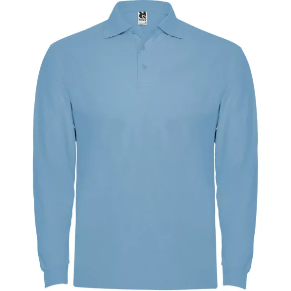 PO6635 - Tricou polo adulti - ESTRELLA L/S - [Albastru celest]