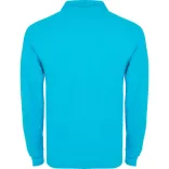 PO6635 - Tricou polo adulti - ESTRELLA L/S - [Turcoaz]