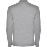 PO6635 - Tricou polo adulti - ESTRELLA L/S - [Gri melanj]