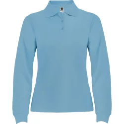   PO6636 - Tricou polo dama - ESTRELLA WOMAN L/S - [Albastru celest]