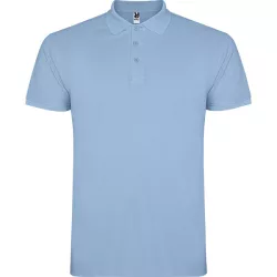 PO6638 - Tricou Polo adulti - STAR - [Albastru celest]