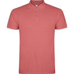 PO6638 - Tricou Polo adulti - STAR - [Rosu crizantema]