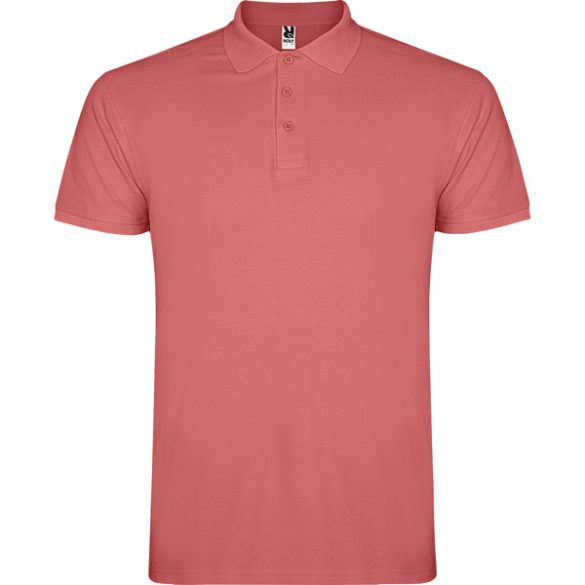 PO6638 - Tricou Polo adulti - STAR - [Rosu crizantema]