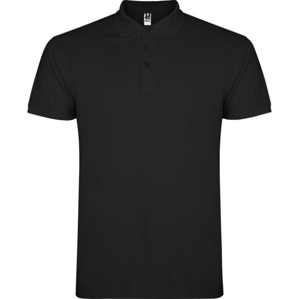 PO6638 - Tricou Polo copii - STAR - [Negru]