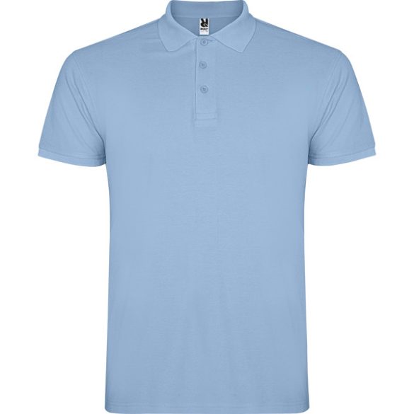 PO6638 - Tricou Polo copii - STAR - [Albastru celest]