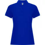 PO6644 - Tricou polo - PEGASO WOMAN PREMIUM - [Albastru royal]