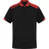PO8410 - Tricou Polo - SAMURAI - [Negru/Rosu]