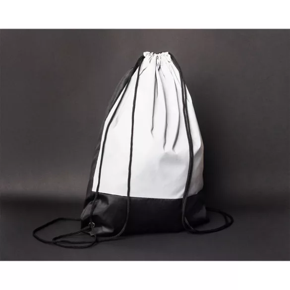 R08703-01-Rucsac-cu-snur-reflectorizant-FLASH-argintiu