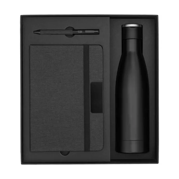 R17014-02 - Set NERO cu notes,pix si cana termoizolanta