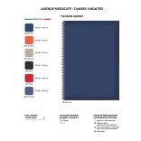 Agenda 2027 nedatata Tucson Ghost 17 x 24 cm cu spira  - [Rosu]