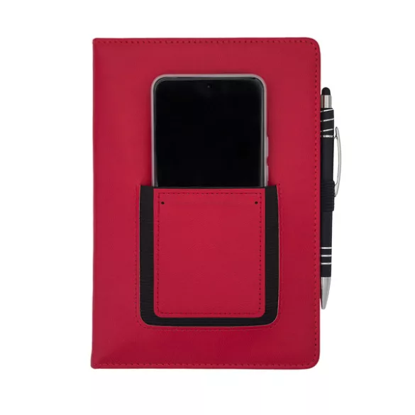 R64248-08 - Notepad A5 EIBAR cu buzunar pentru telefon