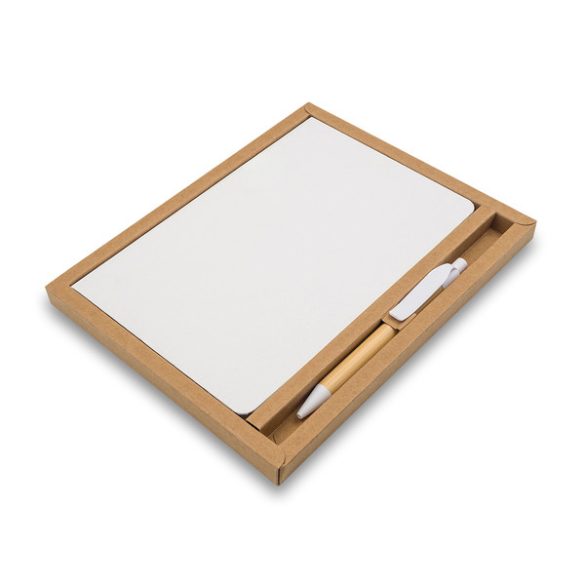 R64258-06 - Notebook cu pix FOREST [alb]