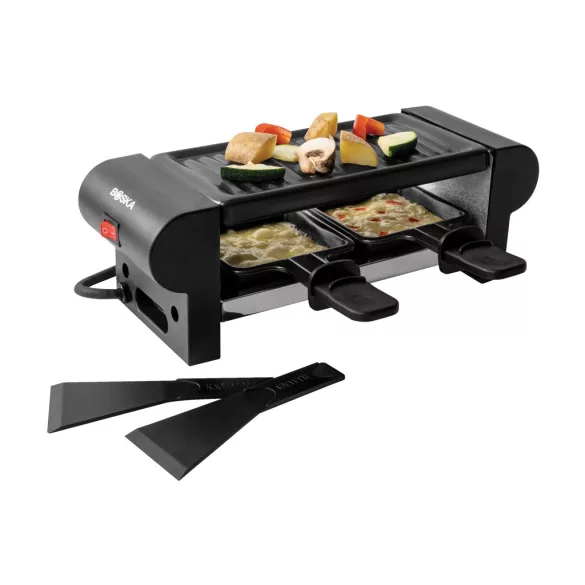 RB851100-Grill-electric-din-otel-inoxidabil-220V-BOSKA-Gourmet-Raclette-Mini