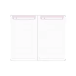 Agenda nedatata PASTEL - 13 x 21 cm [visiniu pastel]