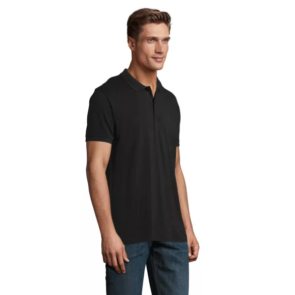 SO03566 - Tricou polo adult barbat Sol's Plannet  [Black]