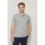 SO03566 - Tricou polo adult barbat Sol's Plannet  [Grey Melange]