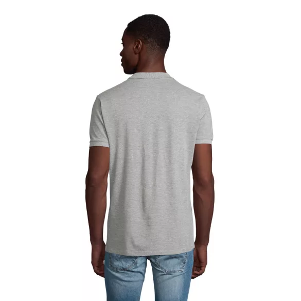 SO03566 - Tricou polo adult barbat Sol's Plannet  [Grey Melange]