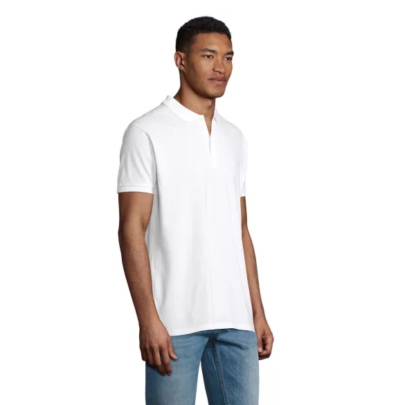 SO03566 - Tricou polo adult barbat Sol's Plannet  [White]