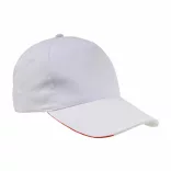 1030501-Sapca-din-bumbac-cu-5-panouri-cu-bordura-tricolora-si-steagul-