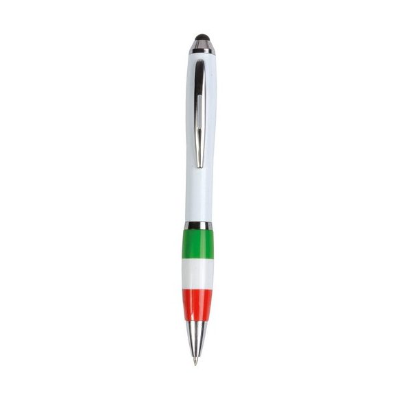 1583621N-Pix-din-plastic-alb-cu-prindere-colorata-in-steagul-italian-s