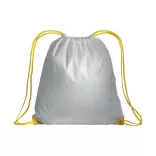 1612706-Rucsac-din-poliester-210t-alb-cu-finisaj-galben