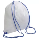 1612710-Rucsac-din-poliester-210t-alb-cu-finisaj-albastru-royal
