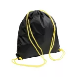 1812806-Rucsac-din-poliester-210t-negru-cu-finisaj-galben