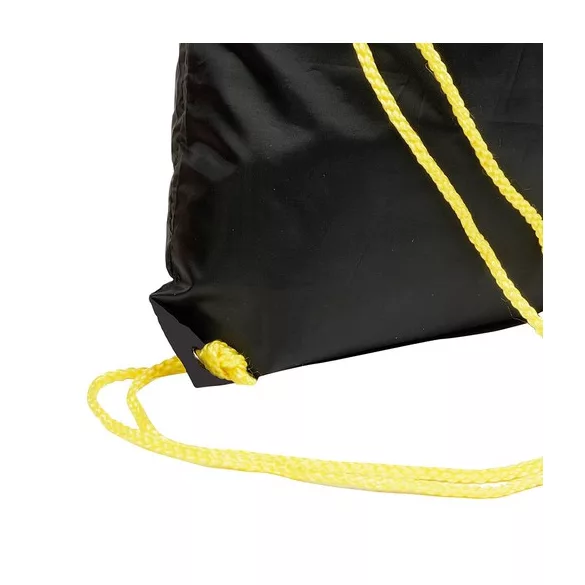 1812806-Rucsac-din-poliester-210t-negru-cu-finisaj-galben